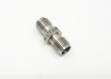 Stainless Steel Lurus 2.4mm Female to Female Straight (MMW) Adaptor Gelombang Milimeter