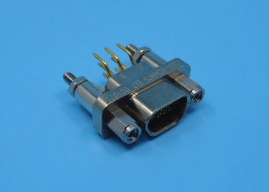 Konektor Wadah Seri 9 Pin J30j Miniatur Persegi Panjang Untuk Avionik / Radar