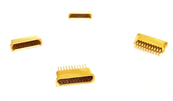 Aluminium Alloy Hermetic Socket J30J Series Connector Gold Plating
