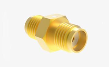 High Performance SMA Brass Female to Female Gold Plated RF Connector/Adapter