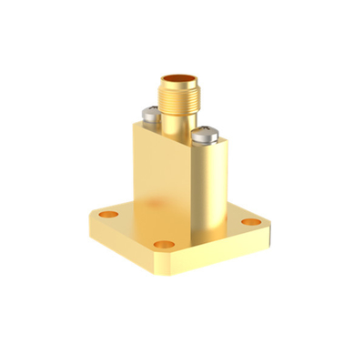 WR34 BJ260 To K2.92mm Female End Launch Waveguide To Coax Adapter 21.7GHz~33GHz