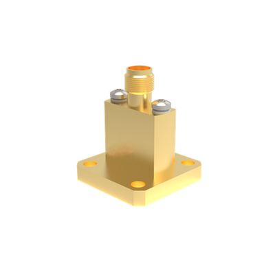 WR42 BJ220 To K2.92mm Female End Launch Waveguide To Coax Adapter 17.6GHz~26.7GHz