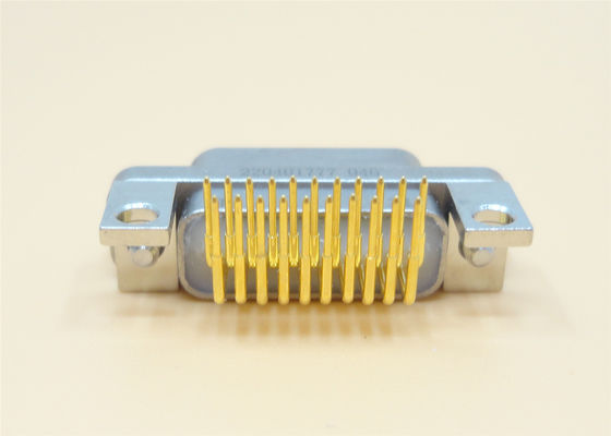 Right Angle J30J Series Connector Micro-D / D-Subminature 21 Pins