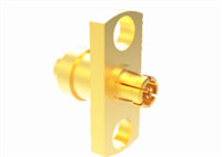 2 Holes SMPM/Mini SMP Female RF Connector for Semi Rigid/Flex Cable