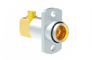 BMA Female Right Angle Axial Floating Mount RF Connector For 2#Semi Flexible / Semi Rigid Cable