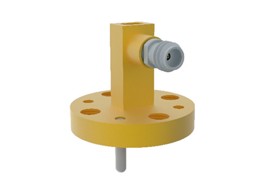WR12 BJ740 To 1.0mm Female Waveguide To Coax Adapter 60GHz~90GHz Right Angle