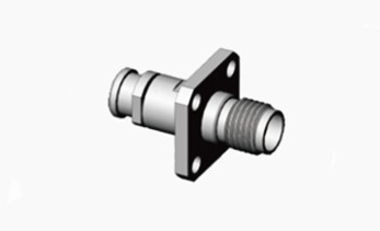 K2.92 Female 4-hole Flange Stainless Steel RF Coax Connector for MF30/MF30A/TLL40-1130A Cable