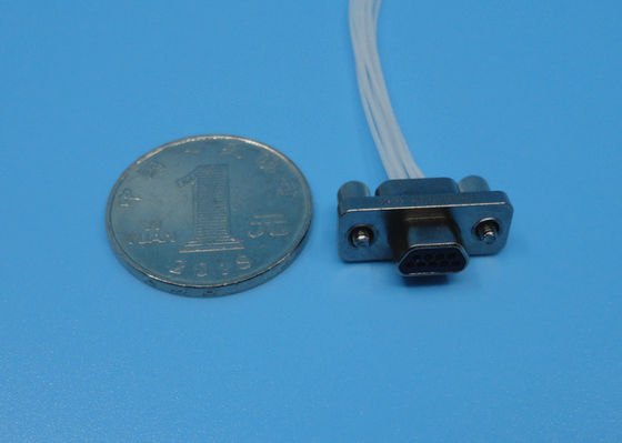ELT J30J 9 Pin Micro-D Rectangular Plug Connector with 200mm AFR250 Cable