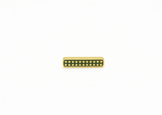 22 Pins Gold Plated Glass To Metal Seal Connectors Hermetic DC Feedthru JMC-1526