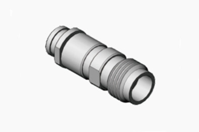 MMW Series 1.85mm Wanita Stainless Steel RF Connector untuk Kabel MF125A