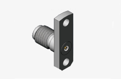 Millimeter Wave MSSM Series Female Stainless Steel RF Connector dengan Microstrip