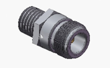 N Female Bulkhead RF Coaxial Connector Kinerja Tinggi untuk Komunikasi