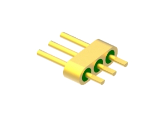 Konektor Header Multi Pin Hermetik 3 Pin Dengan Permukaan Ikatan Datar Milling MC-1412-JH