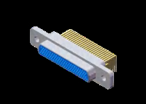 J30J Micro D Connectors 15 Pin Right Angle Pitch Distance 1.27 x 2.54 Digunakan untuk dipasang dari belakang atau papan depan