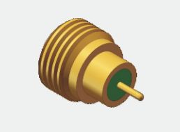 Konektor Koaksial RF Bulkhead SMPM Male Hermetis Tertutup 50Ω 0.3MHz-40GHz 170V