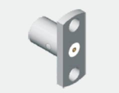 Stainless Steel SMP Male Half Detent Panel Mount SMP Plug 2 Hole Flange Mount Frekuensi detent terbatas hingga 18GHz