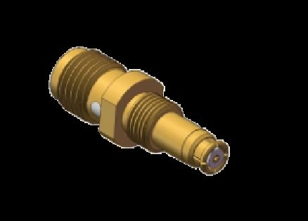 Adaptor Jack SMA Lurus ke Jack SMP Rentang Frekuensi 0.3MHz hingga 18GHz Menggunakan Komponen Gelombang Mikro