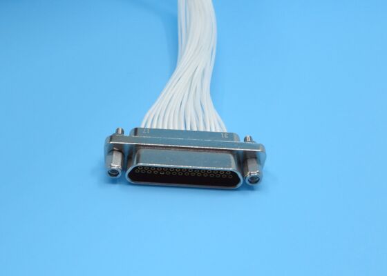 J30J Series Connector 31contacts Female Receptacle with Wire Length 200mm untuk Telemetry & Control Systems