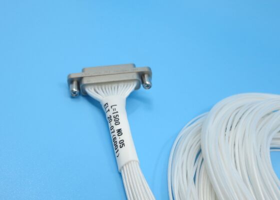 J30J Series Konektor persegi panjang 37 kontak Plug pria dengan panjang kawat 1500mm untuk transmisi sinyal