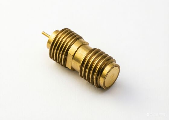 Konektor RF SSMA Tertutup Hermetis Jack Female Dudukan Bulkhead 18GHz Transmisi Sinyal Stabil untuk Radar
