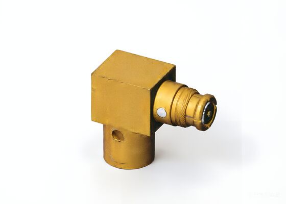 Jack Perempuan Sudut Kanan SMP 50 ohm18 GHz 40GHz untuk Kabel CXN3507