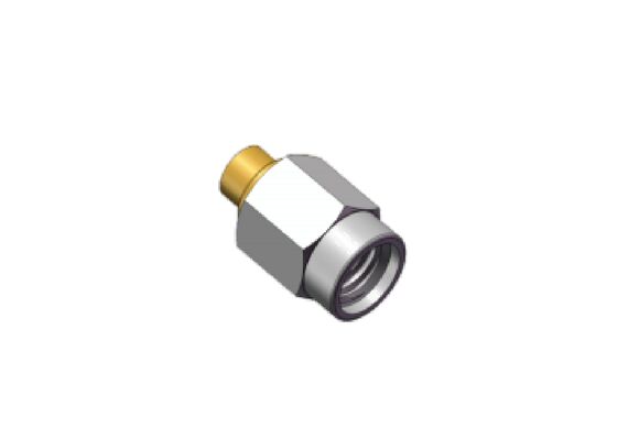 50Ω Kabel Konektor Koaksial RF SMA Mini Pria SSMA 18GHz Baja Tahan Karat Kawin untuk Kabel .086, RG405
