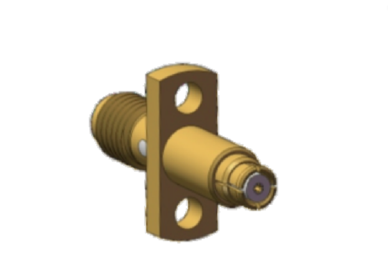 Adaptor Flang Mount Mini SMA Jack Untuk SMP Jack Flang Mount Adaptor Sampai 18GHz
