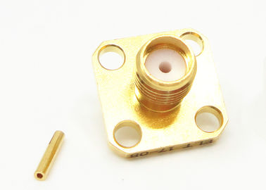 RF Koaksial Kabel Konektor Solder Attachment 50Ohm Wanita SMA Jack Konektor untuk Kabel RG405