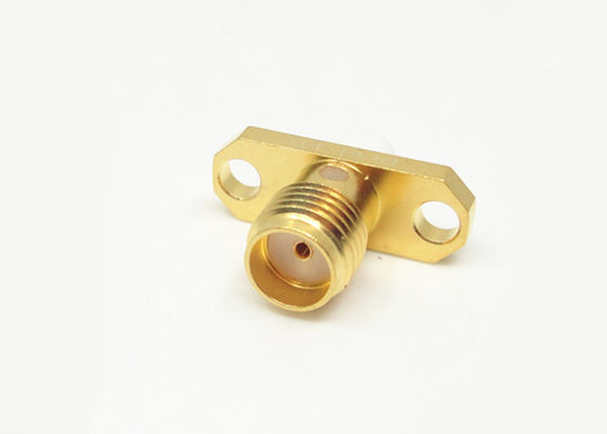 Jack Female 2 Holes Flange Mount Konektor RF SMA RoHS