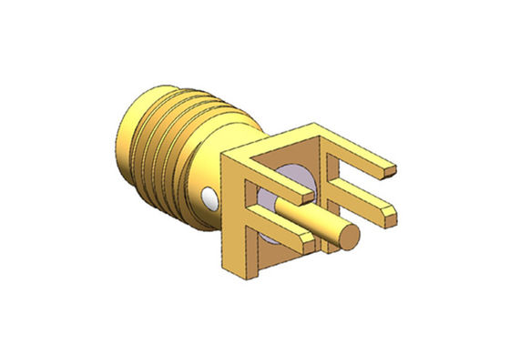 DC ke 18GHz PCB Mount SMA RF Connector Female Jack Solder