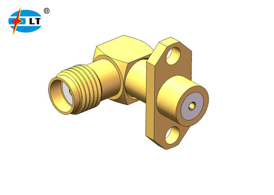 50Ohm 90 Derajat Laki-laki ke Perempuan Konektor SMA Sudut Kanan