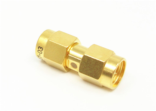 50Ω Kuningan SMA RF Adaptor Beryllium Kontak Perunggu